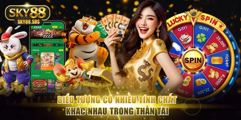 Biểu tượng có nhiều tính chất khác nhau trong Thần Tài