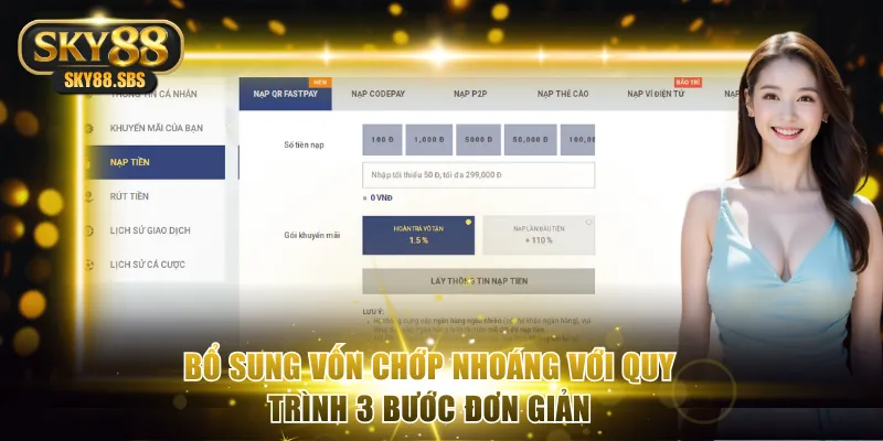 Bổ sung vốn chớp nhoáng với quy trình 3 bước đơn giản