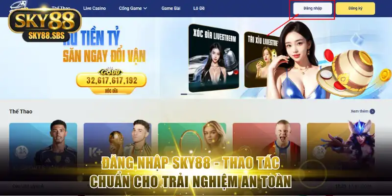 Đăng nhập SKY88