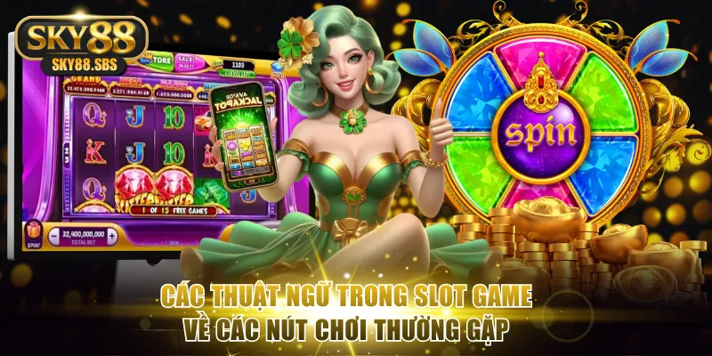 Tìm hiểu các thuật ngữ trong slot game về các nút chơi thường gặp